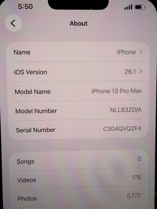 iPhone 13 Pro Max - 128GB (Vidro Traseiro Partido)