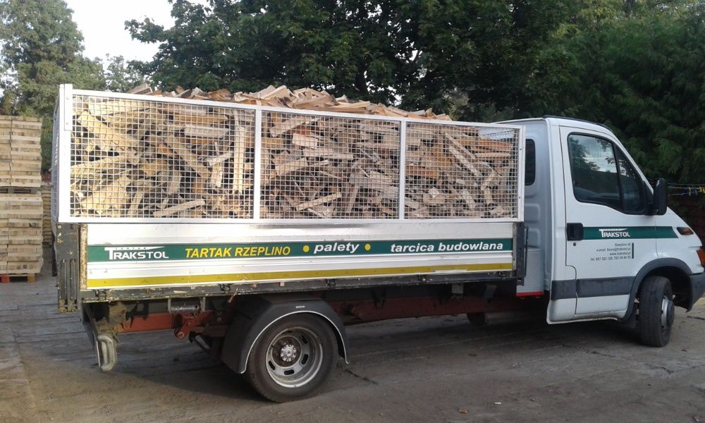 drewno kominkowe opałowe odpady zrzyny tartaczne