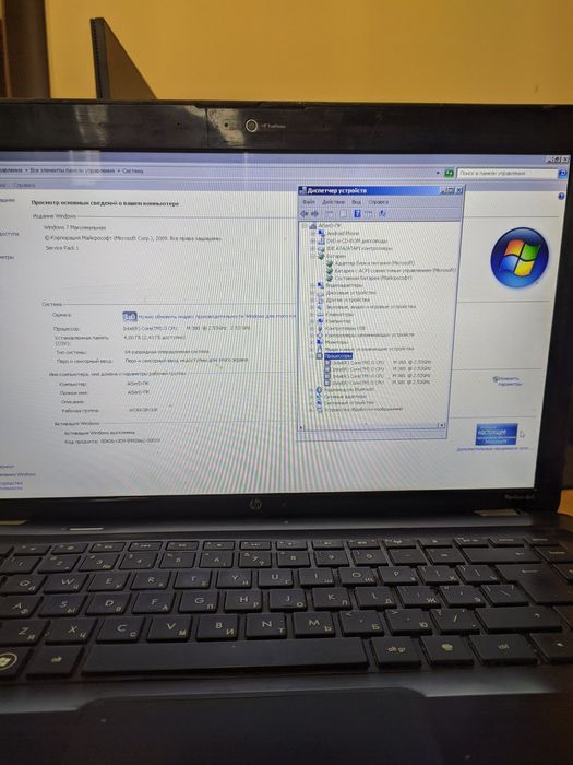 Ноутбук hp pavilion dv6 робочий!!  або разборка на запчасти, недорого