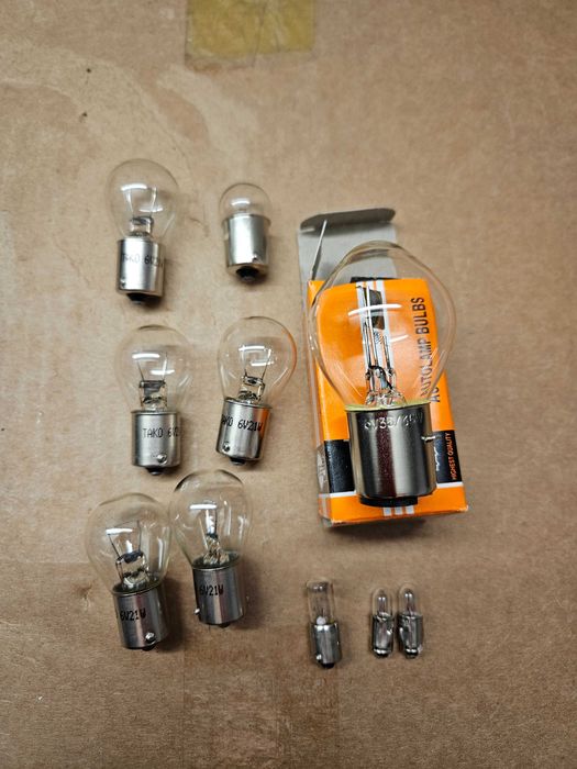 Żarówki 6V komplet Simson + przerywacz