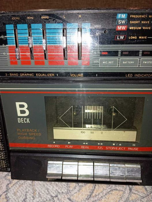 Продам стереомагнітолу 2-х касетну Kamosonic