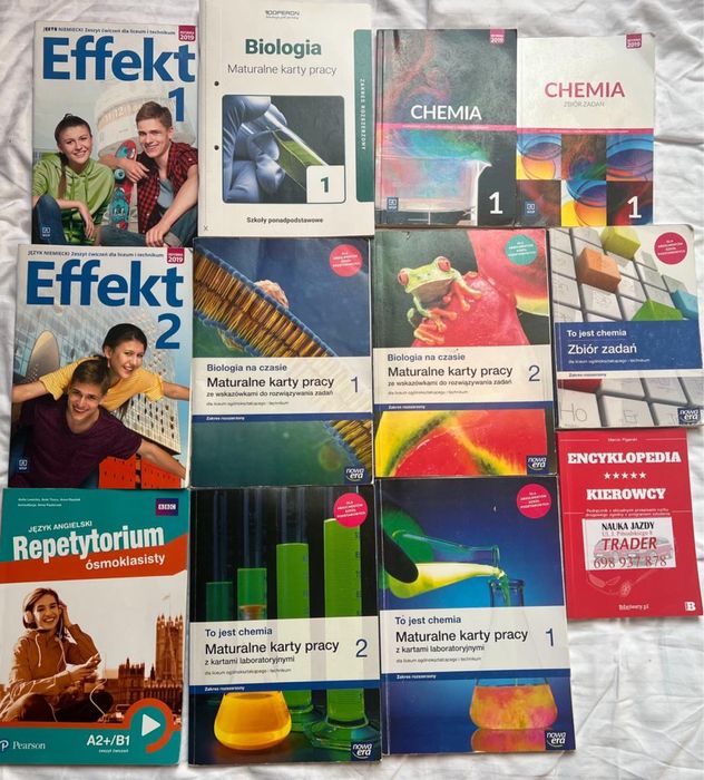 Zestaw książek 4 LO