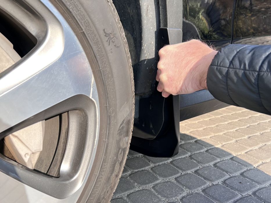 Бризковики Mercedes Benz GLC X253 2015+ без порога комплект 4 шт.