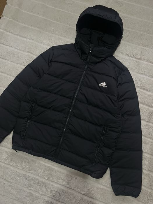 ADIDAS (L) Helionic Puffer Jacket мужской пуховик оригинал черный зима