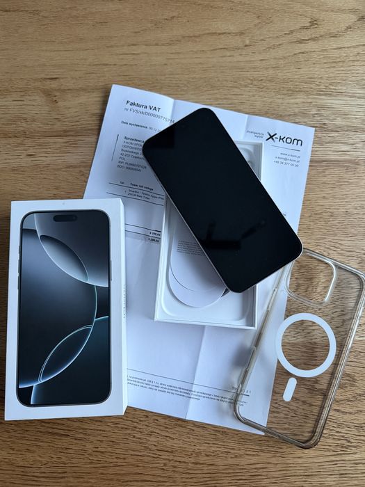 Apple iphone 16 pro max  256 stan idealny  x- com gwarancja