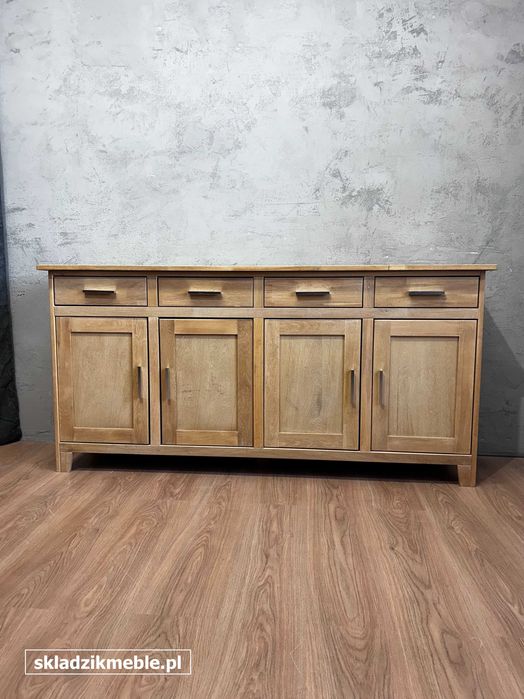 120426 Prosta komoda IKEA Hemnes jasny dąb