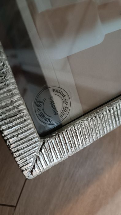 Piękne ramki na zdjęcia srebrne 3 szt nowe