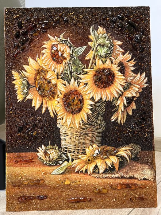 Картины из янтаря иконы картини з бурштини ікони портрет