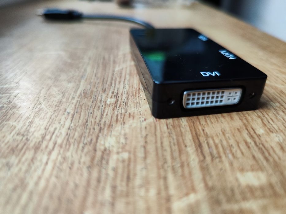Adapter Mini DisplayPort (Thunderbolt) do HDMI | DVI | VGA | HVD-20CM