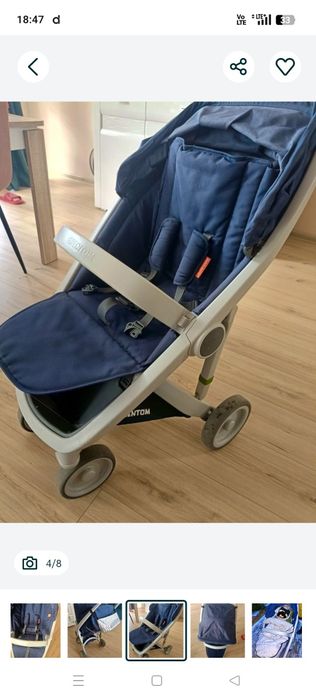 Wózek spacerowy Greentom z śpiworem