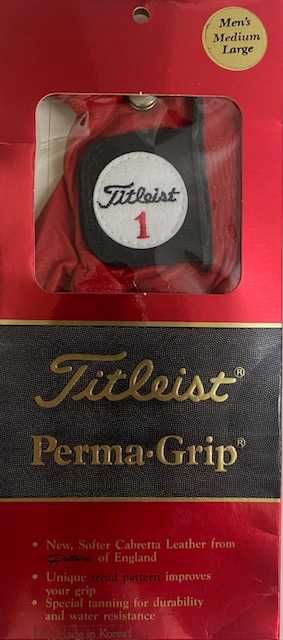 Luvas de Golf - antigas mas nunca usadas