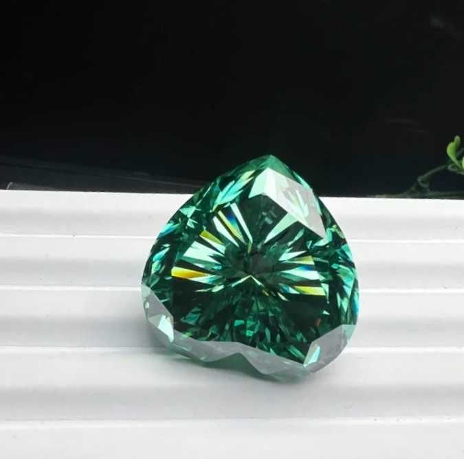 Diament Moissanit Serce6,5x6,5mm1CT VVS1-D ŚWIĄTECZNE PROMOCJE :)