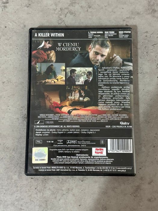 Płyta DVD W cieniu mordercy film
