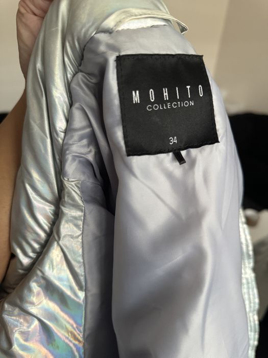 Kurtka zimowa Mohito rozm xs do 100cm w biuscie