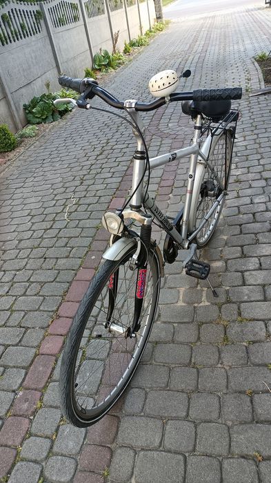 Rower Wheeler 28'' srebrny 7 bieg piasta
