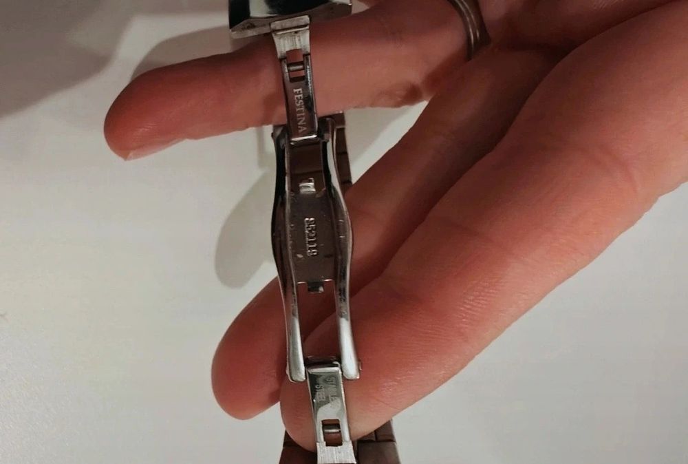 Zegarek vintage festina Pearl dial monter