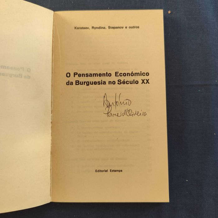 O Pensamento económico da burguesia do século XX