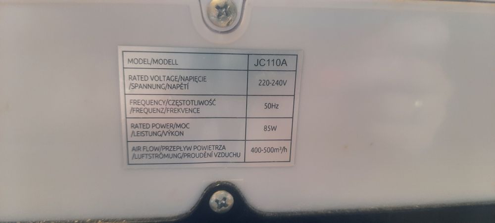 Klimatyzer MALATEC + pilot i wkłady