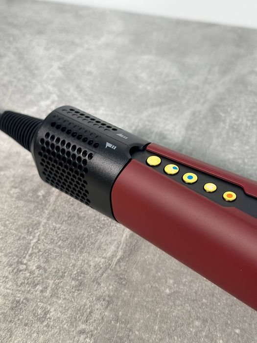 Фен-вирівнювач Dyson бордовий без лого