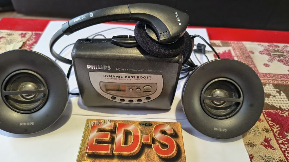Philips AQ 6547 walkman radio cassetete a funcionar