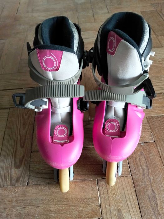 Patins 4 em linha de menina.
