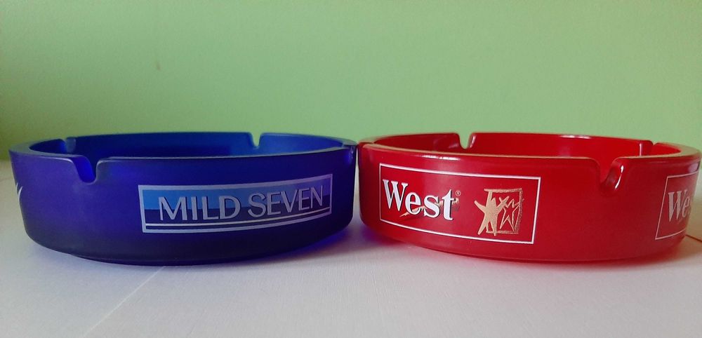 Popielniczki Mild Seven i West + gratis