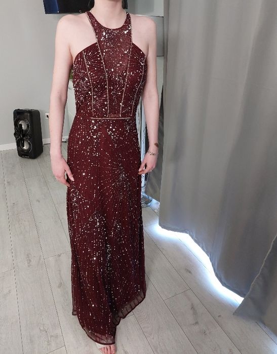 Suknia Lace&Beads roz S