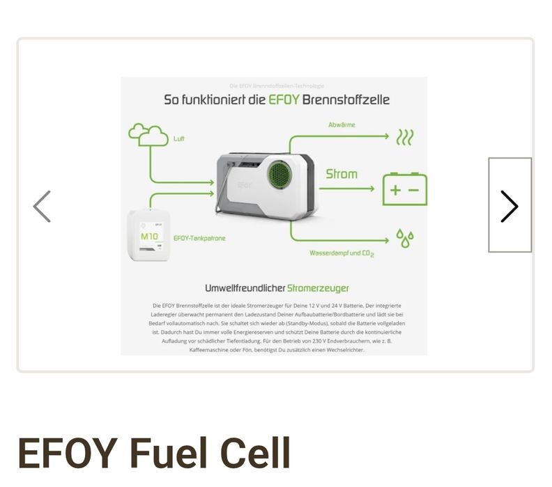 Efoy 2800 pro metanol