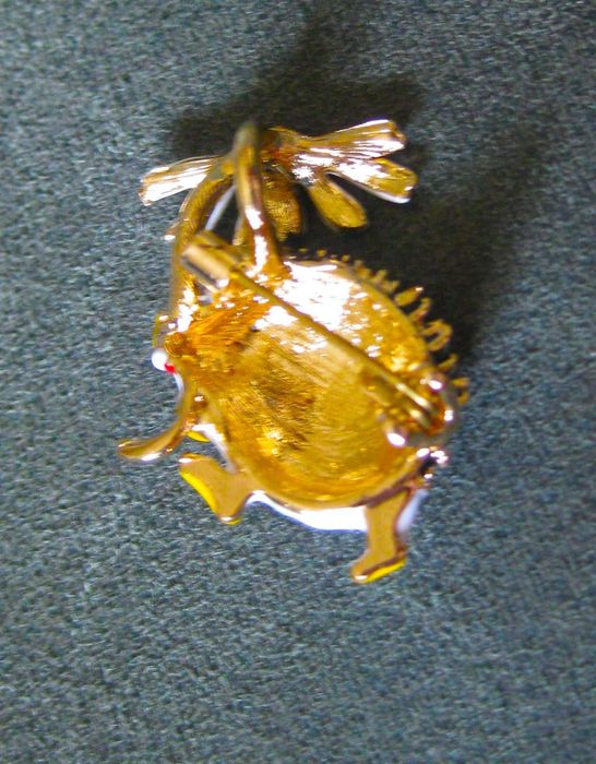 Alfinete / Broche / Pregadeira Ouriço Cacheiro NOVO