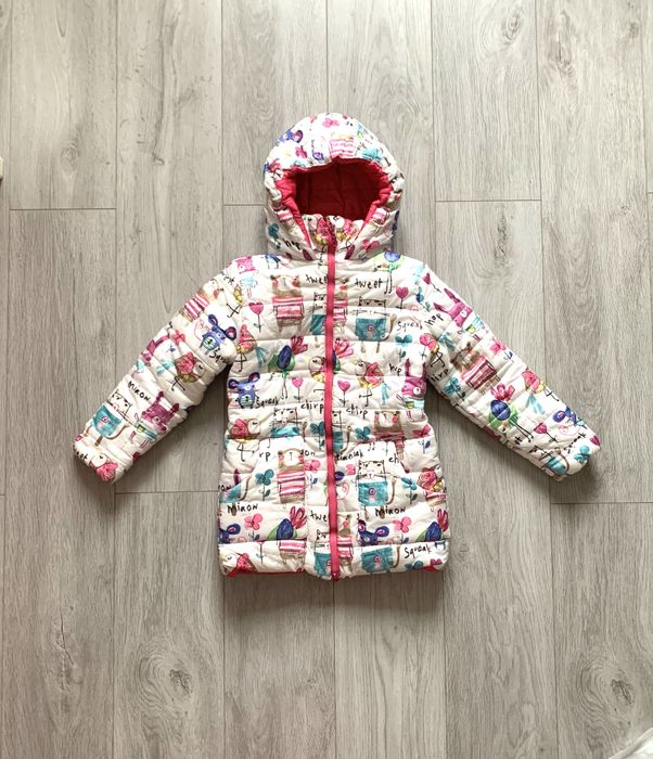 Куртка зимова на дівчинку р 128 (7років)