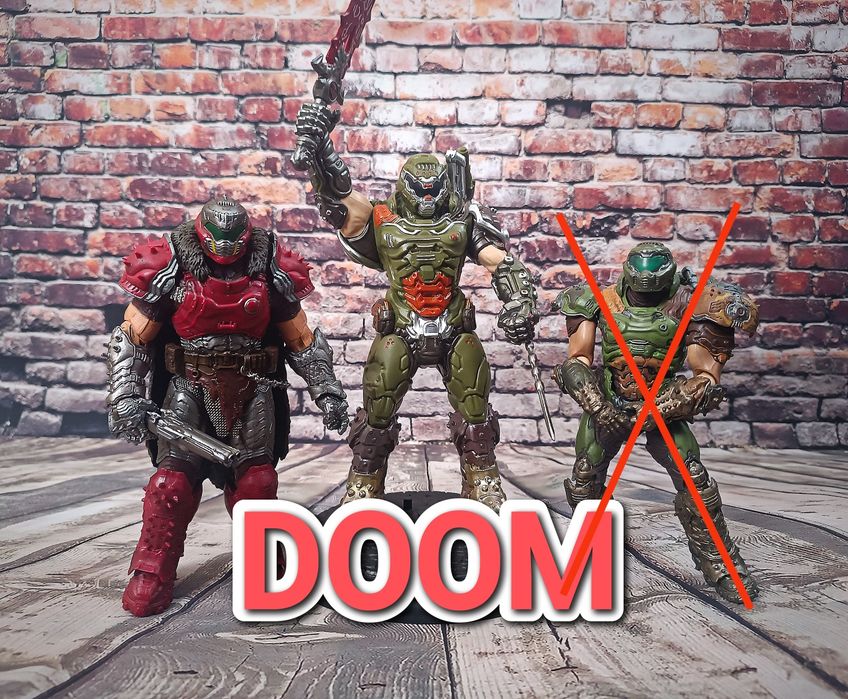 Колекційні фігурки з гри Doom, Doom Eternal, Doom Dark Ages.