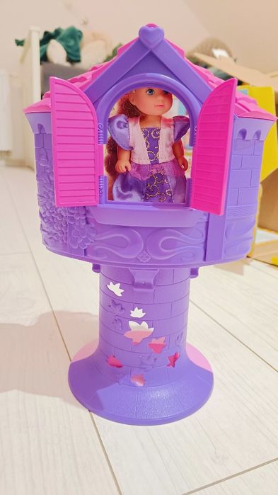 Zestaw Simba Lalka Evi domek Roszpunka