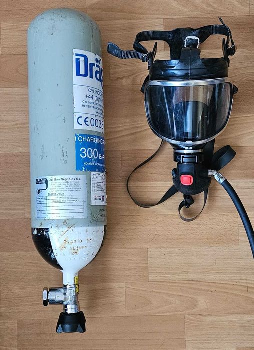 Aparat powietrzny Drager z butlą stalową 6 l/300 ...