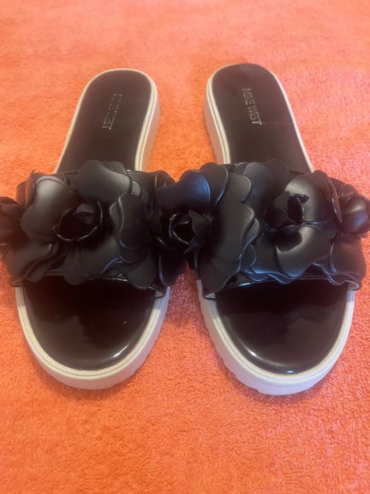 Шлепанцы Nine West, Zara, Crocs