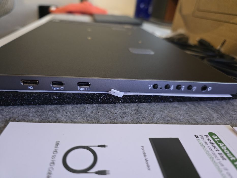 Monitor portátil HGFRTEE 1080p 15.6