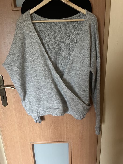 Sweter szary scarlett The Odder Side z wełną