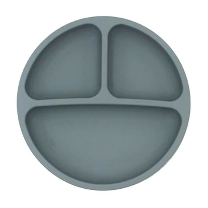 Prato em silicone antiderrapante