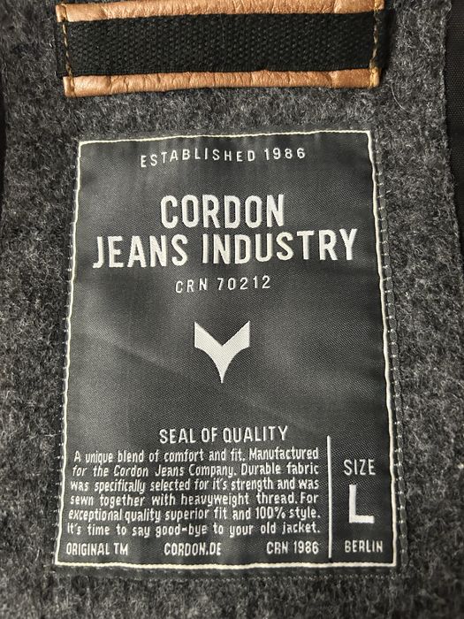 Kurtka skórzana brązowa