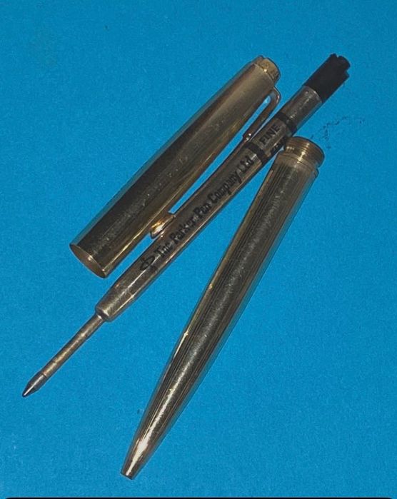 Caneta Parker ouro vintage