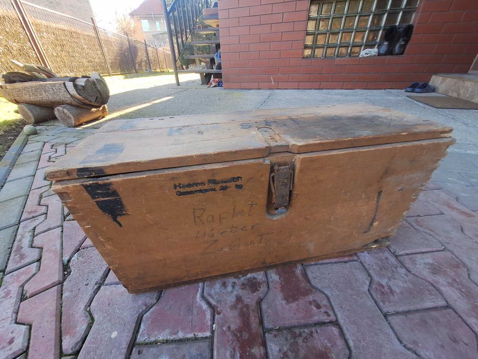 Wehrmacht / skrzynka na trzy łuski do feld haubice 18