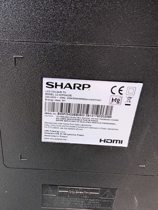 Telewizor SHARP LC-40FI3422