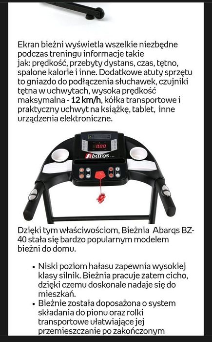 Bieżnia elektryczna !!!cena do końca tygodnia!!!