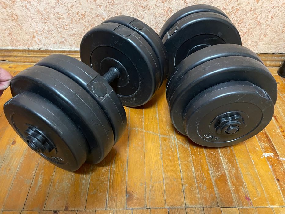 Гантелі по 26кг 2 штуки