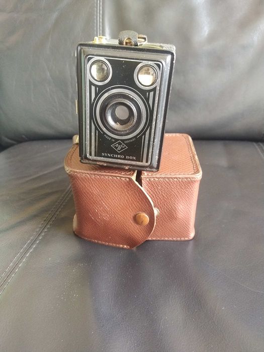 Maquina fotografica Agfa Synchro Box. ano 1951-1957