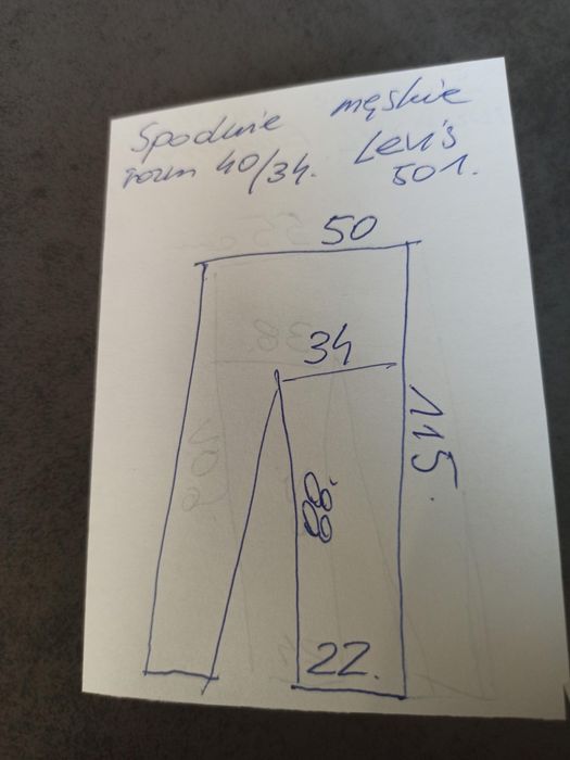 Spodnie męskie rozmiar 40/34 Levis