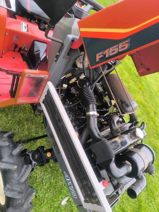 Traktorek japoński yanmar F155 4x4 diesel Glebogryzarka