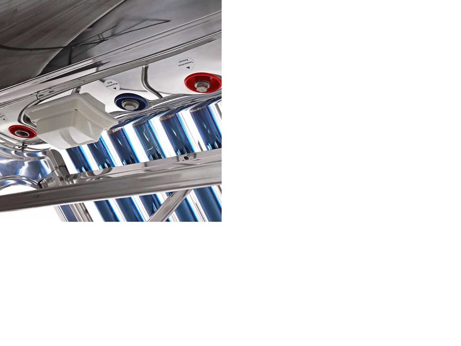 Solarny ciśnieniowy ogrzewacz wody, kolektor WEBER COMPACT 10/100