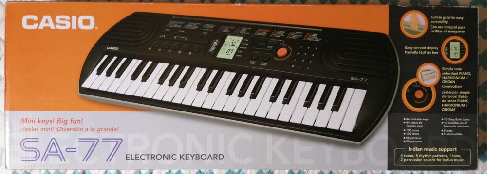 Casio SA 77 Teclado portátil