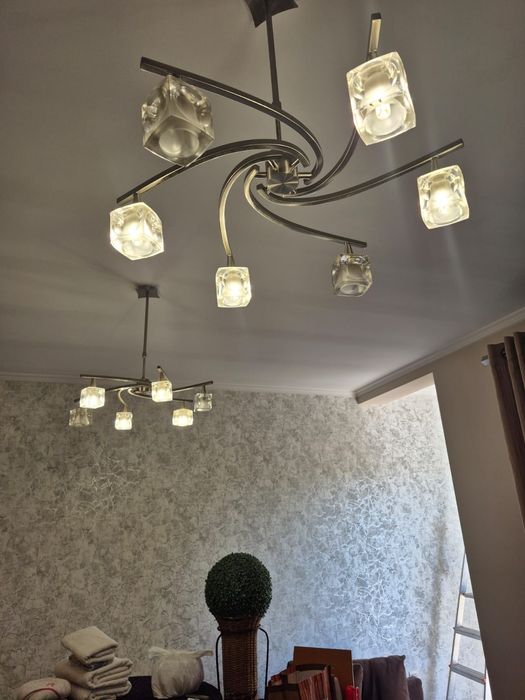 Móveis de Sala, Conjuntos de Candeeiros e Cortinados Completo