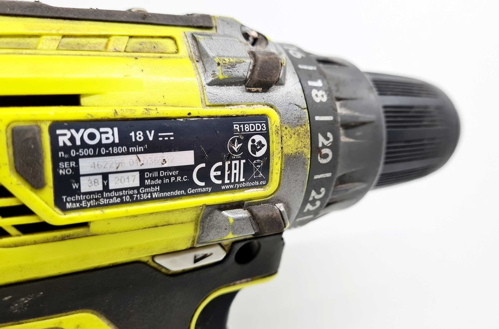 Wiertarko- wkrętarka RYOBI ONE+ R18DD3-0 + akumulator 1,5ah